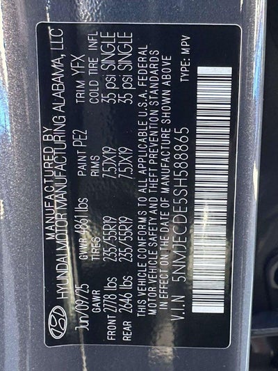 2025 Hyundai Tucson Limited
