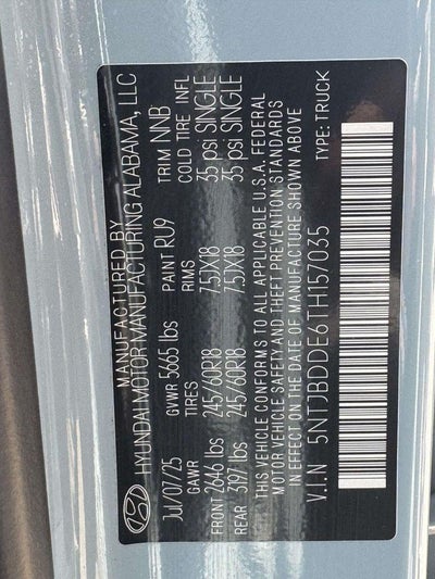 2026 Hyundai Santa Cruz SEL