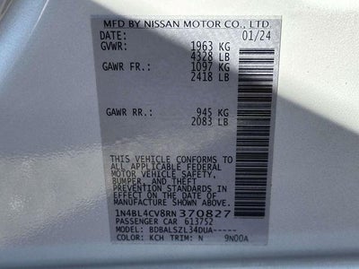 2024 Nissan Altima 2.5 SR