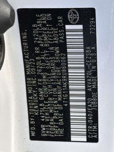 2024 Toyota Camry SE