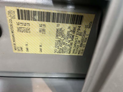 2012 Nissan Altima 2.5 S