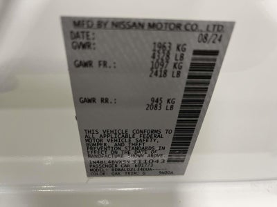 2025 Nissan Altima S FWD