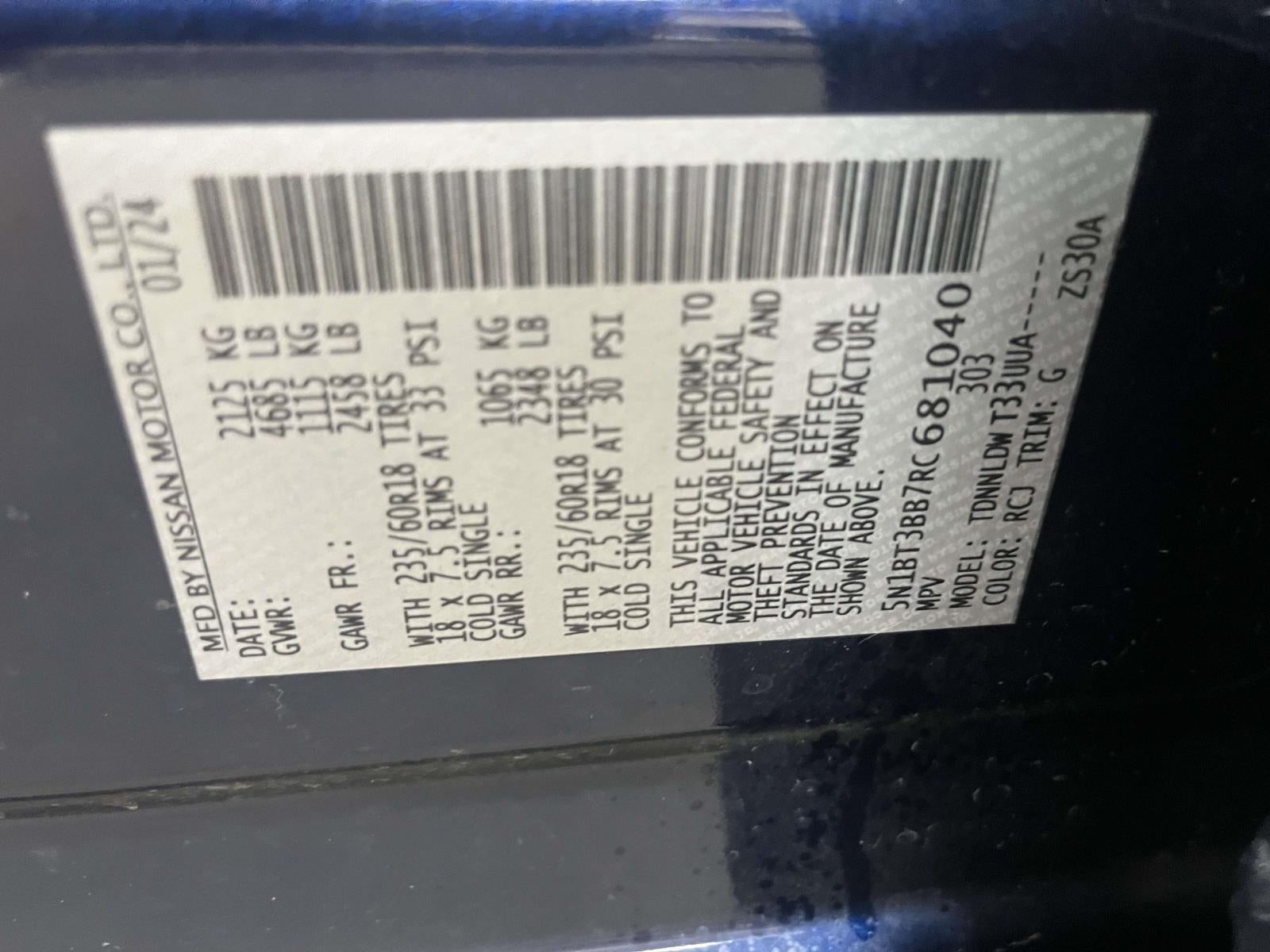 2024 Nissan Rogue SV Intelligent AWD