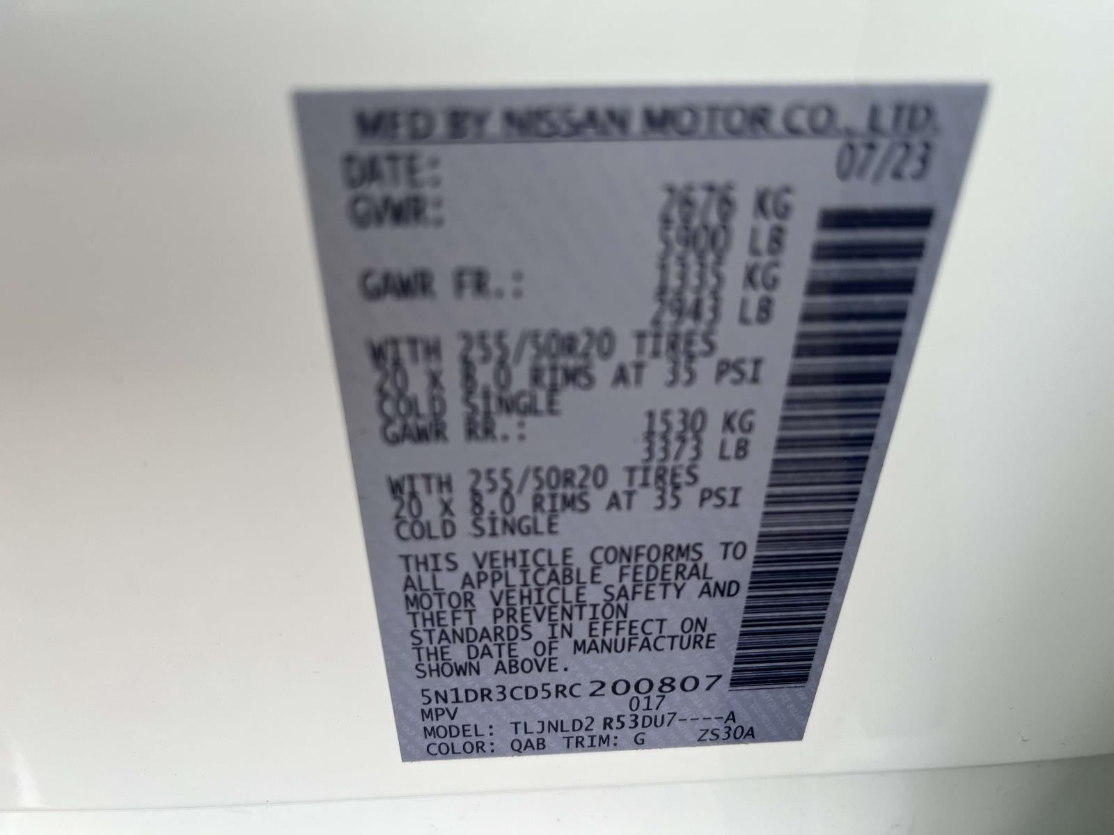 2024 Nissan Pathfinder SL 4WD