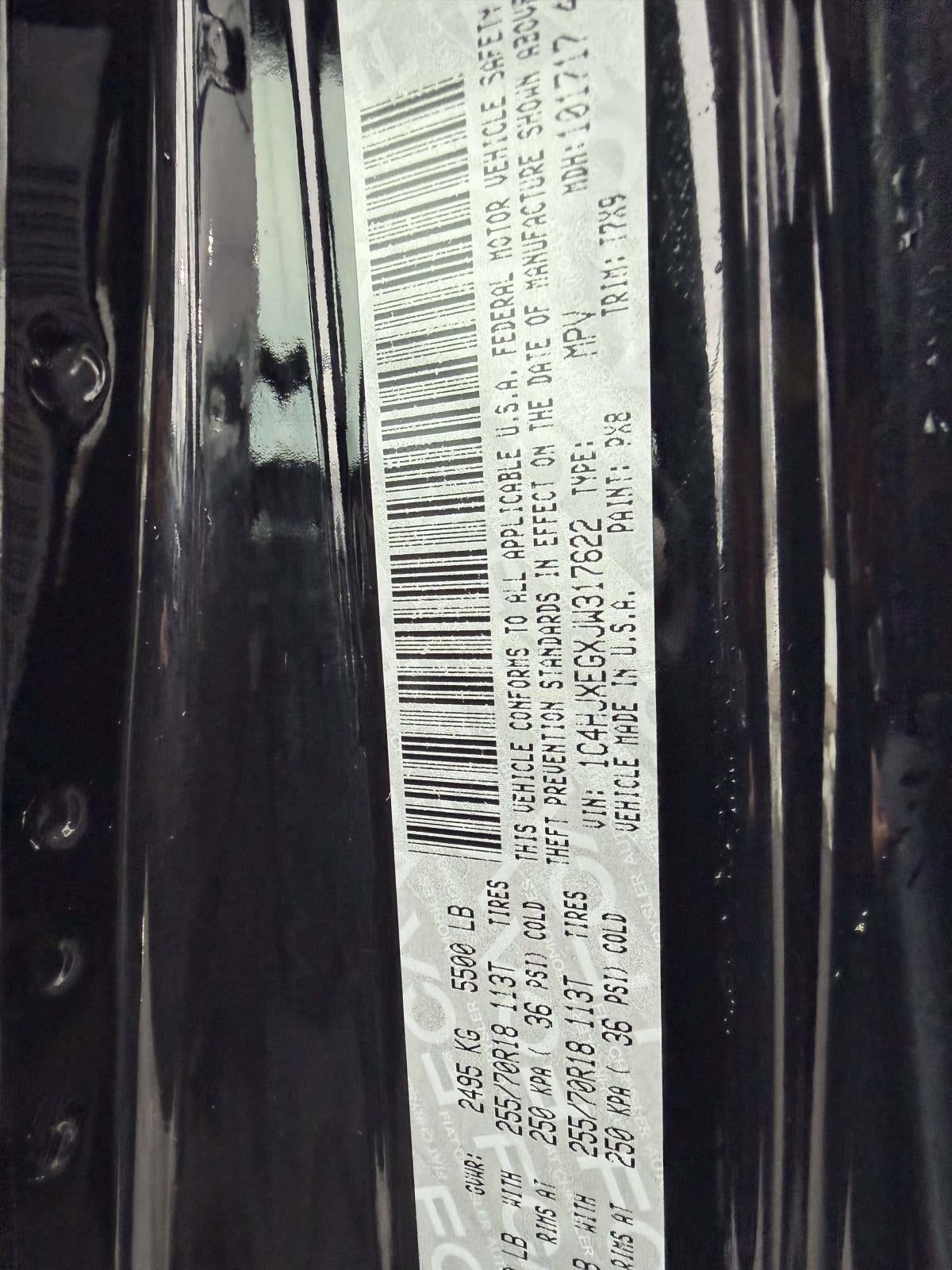 2018 Jeep Wrangler Unlimited Sahara 4x4