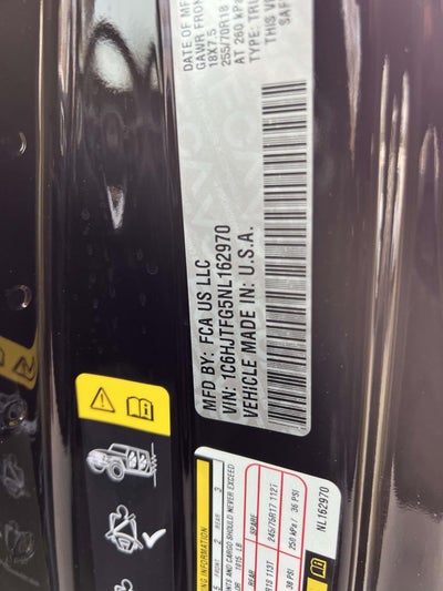 2022 Jeep Gladiator Overland 4x4