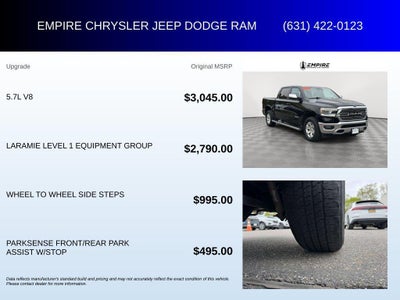 2024 RAM 1500 Laramie Crew Cab 4x4 5'7' Box