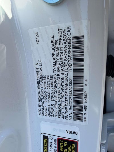 2025 Honda Accord Hybrid EX-L