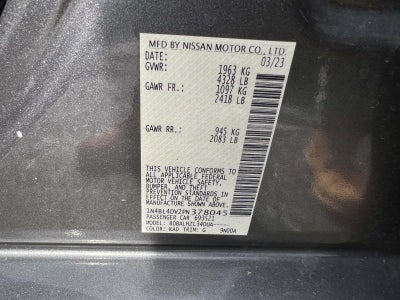 2023 Nissan Altima SV FWD