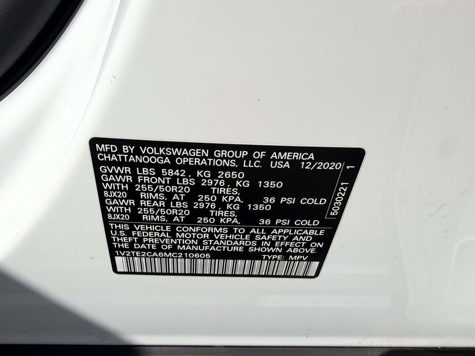 2021 Volkswagen Atlas Cross Sport 3.6L V6 SEL Premium