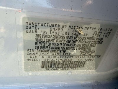 2024 Nissan Versa 1.6 SV