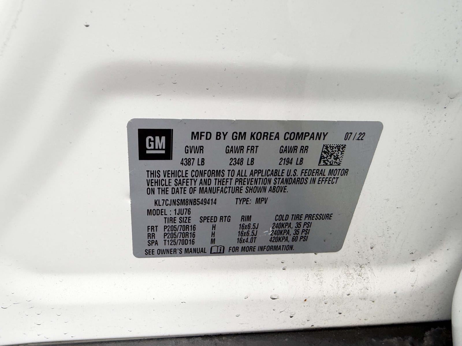 2022 Chevrolet Trax AWD LS