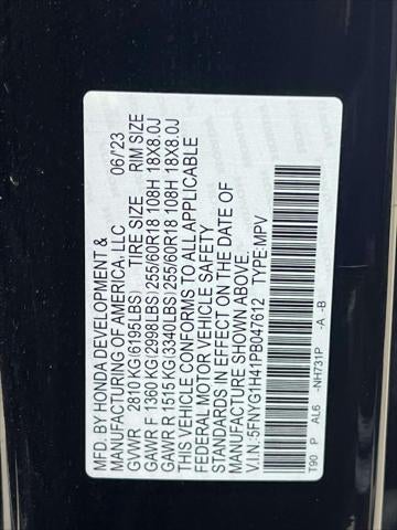 2023 Honda Pilot EX-L 8 Passenger