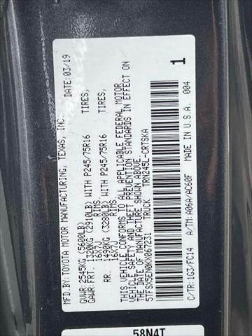 2019 Toyota Tacoma 4WD SR