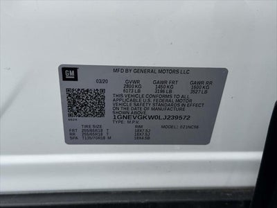 2020 Chevrolet Traverse LT Cloth