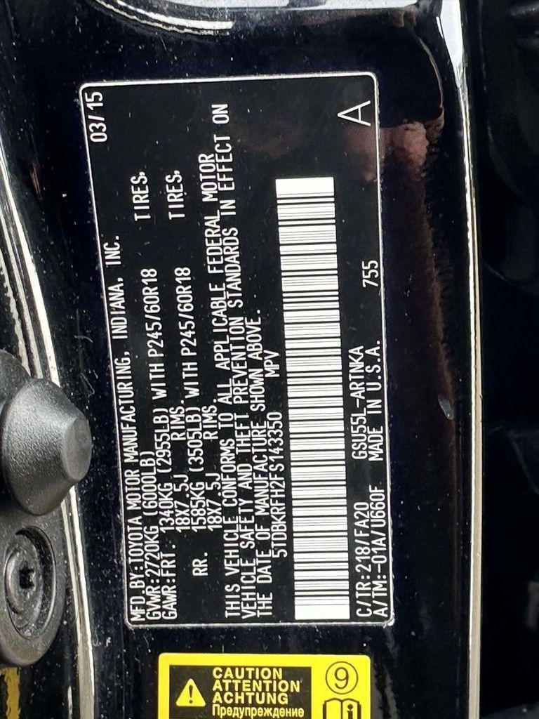 2015 Toyota Highlander LE Plus V6