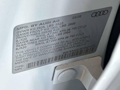 2026 Audi Q5 Premium Plus TFSI quattro S tronic
