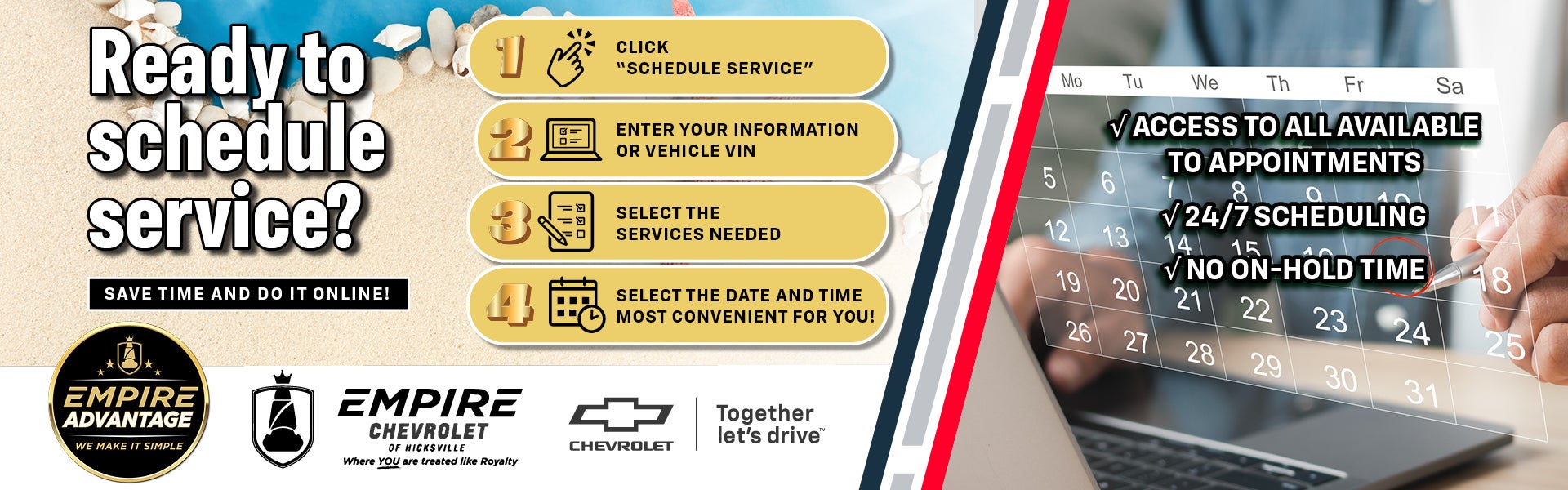 Ready to schedule service
