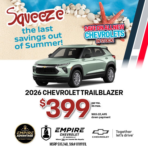 2026 Chevrolet Trailblazer