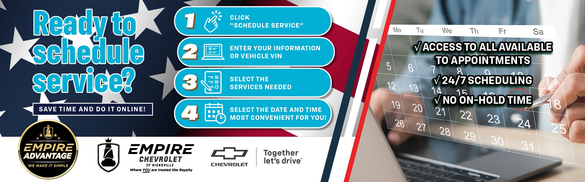 Ready to schedule service