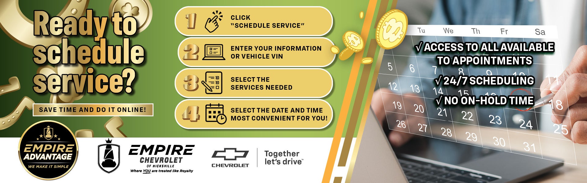 Ready to schedule service