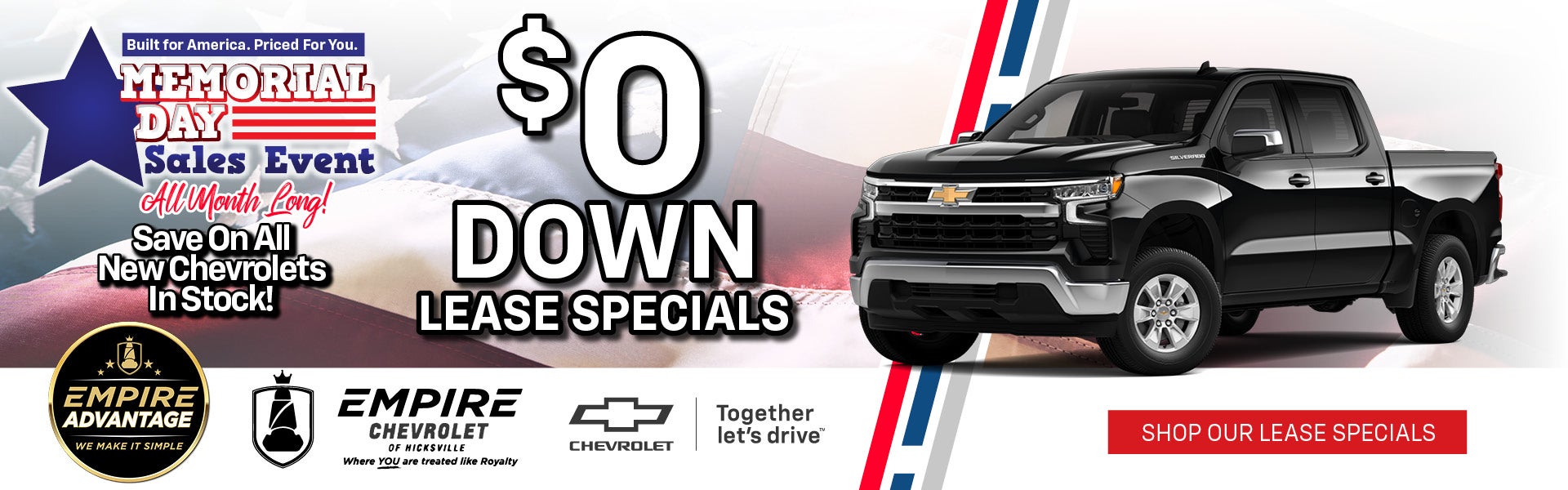 $0 Down Lease Specials
